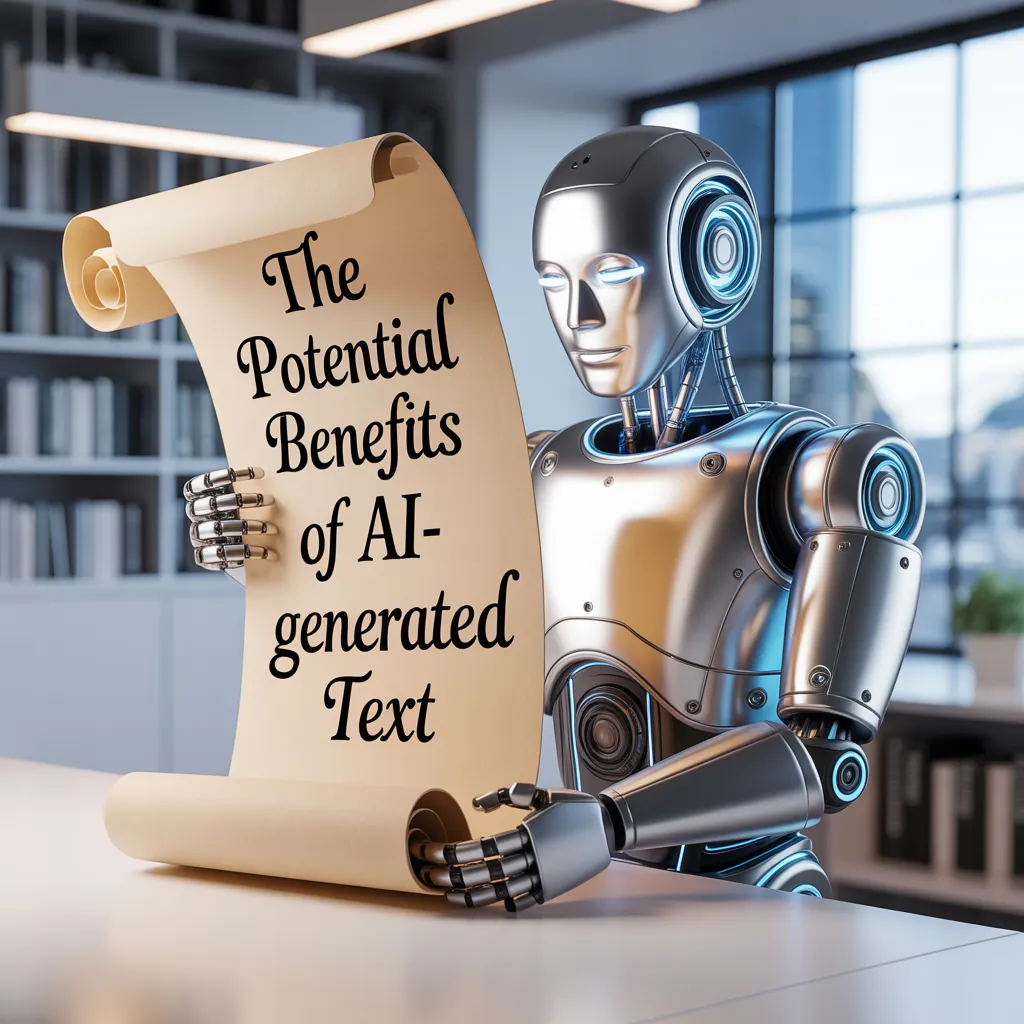 The Potential Benefits of AI-Generated Text